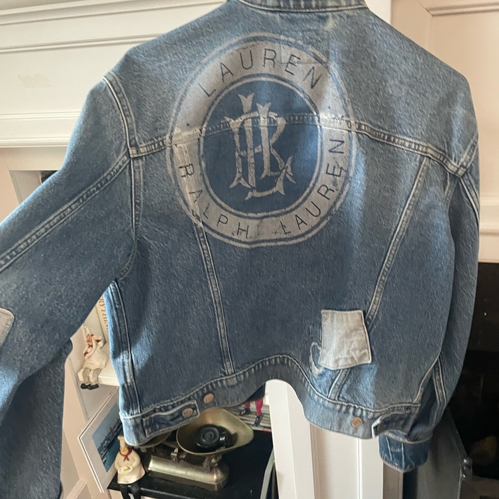 Ralph Lauren Blue Denim Jacket with Logo